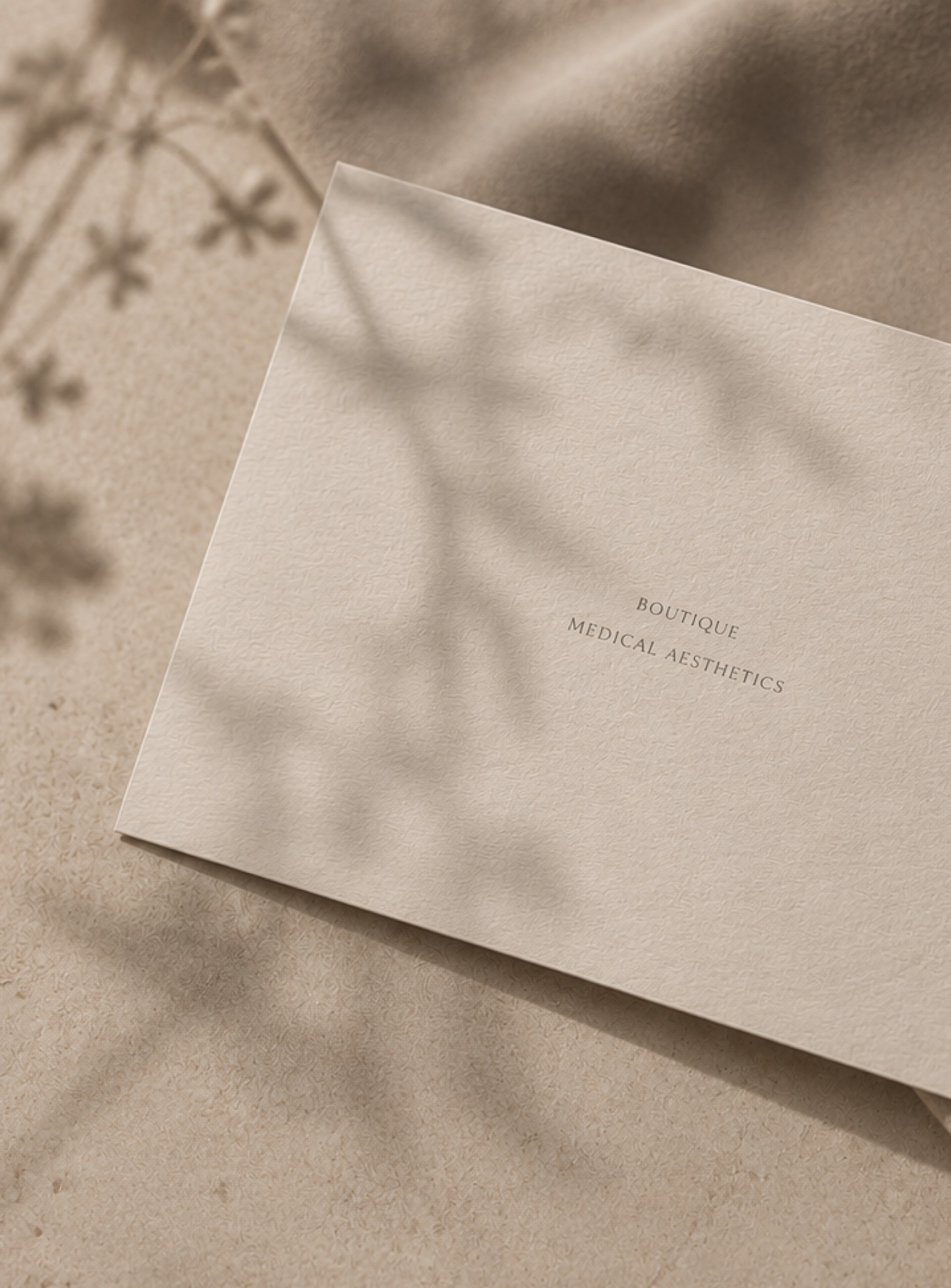 Boutique medical aesthetics stationery